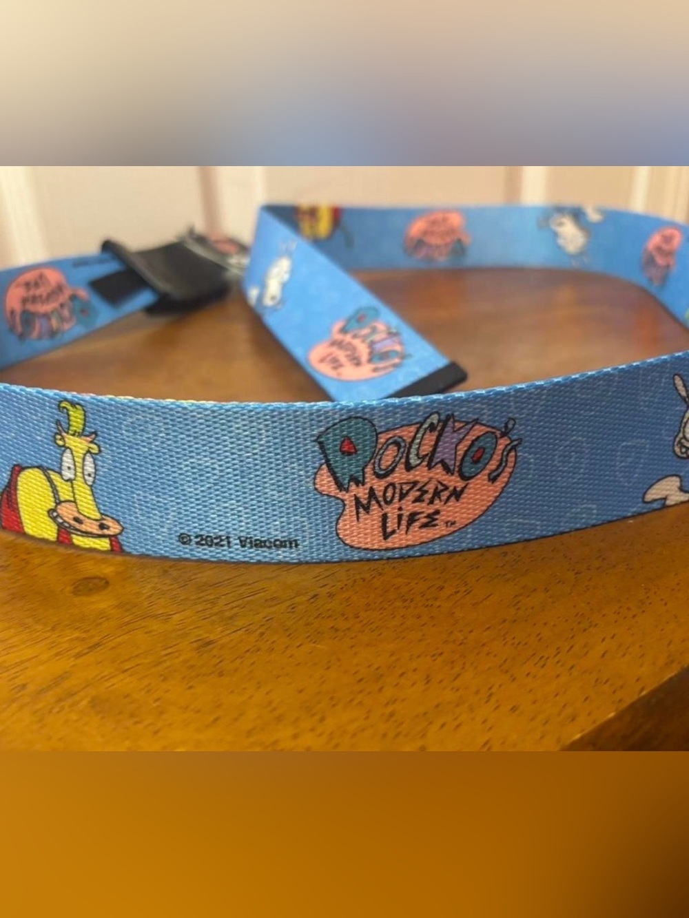 Rocko's Modern Life Blue Logo Belt